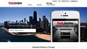 What Parkjockey.com website looked like in 2023 (1 year ago)
