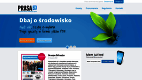 What Prasa24.pl website looked like in 2023 (1 year ago)