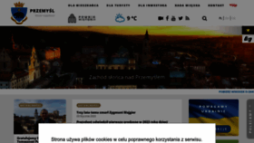 What Przemysl.pl website looked like in 2023 (1 year ago)