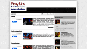 What Pinoymovi.blogspot.com website looked like in 2023 (1 year ago)