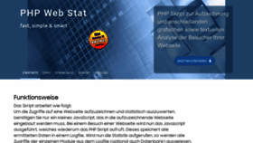 What Php-web-statistik.de website looked like in 2023 (1 year ago)