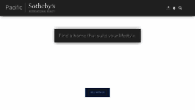 What Pacificsothebysrealty.com website looked like in 2023 (1 year ago)