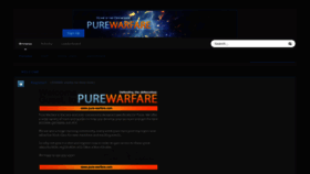 What Pure-warfare.com website looked like in 2023 (1 year ago)