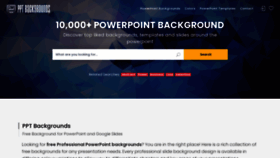 What Pptbackgrounds.net website looked like in 2023 (1 year ago)