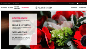 What Plantshed.com website looked like in 2023 (1 year ago)