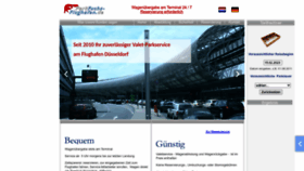 What Parkfuchs-flughafen.de website looked like in 2023 (1 year ago)