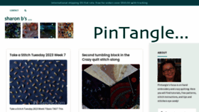 What Pintangle.com website looked like in 2023 (1 year ago)