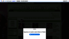 What Pesoccerworld.com website looked like in 2023 (2 years ago)