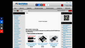 What Ptbateria.pt website looked like in 2023 (1 year ago)