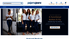 What Pajamajeans.com website looked like in 2023 (1 year ago)
