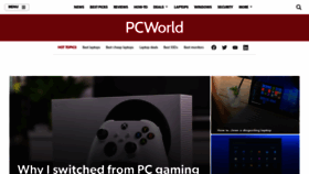 What Pcworld.com website looked like in 2023 (1 year ago)