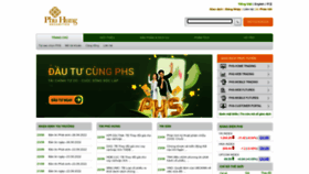 What Phs.vn website looked like in 2023 (1 year ago)