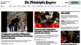 What Philly.com website looked like in 2023 (1 year ago)