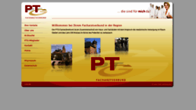 What Ptg-facharztverbund.de website looked like in 2023 (1 year ago)