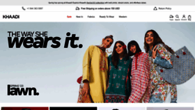 What Pk.khaadi.com website looked like in 2023 (1 year ago)
