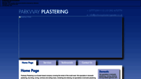What Parkwayplasteringexeter.co.uk website looked like in 2023 (1 year ago)