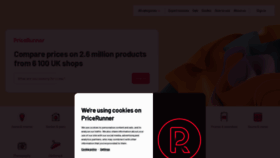 What Pricerunner.com website looked like in 2023 (1 year ago)