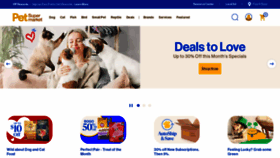 What Petsupermarket.com website looked like in 2023 (1 year ago)