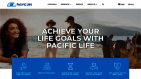 What Pacificlife.com website looked like in 2023 (1 year ago)