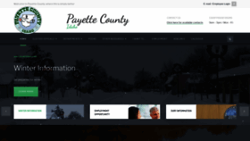 What Payettecounty.org website looked like in 2023 (1 year ago)