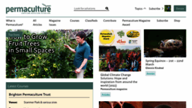 What Permaculture.co.uk website looked like in 2023 (1 year ago)