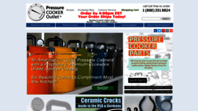 What Pressurecooker-outlet.com website looked like in 2023 (1 year ago)