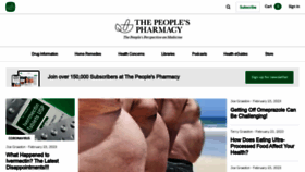What Peoplespharmacy.com website looked like in 2023 (1 year ago)