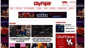 What Pghcitypaper.com website looked like in 2023 (1 year ago)