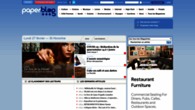 What Paperblog.fr website looked like in 2023 (1 year ago)
