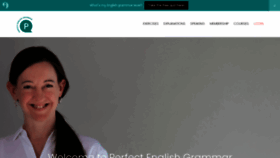What Perfect-english-grammar.com website looked like in 2023 (1 year ago)
