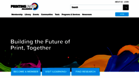 What Printing.org website looked like in 2023 (1 year ago)