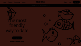 What Plentyoffish.com website looked like in 2023 (1 year ago)