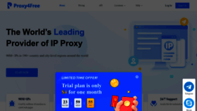 What Proxy4free.com website looked like in 2023 (1 year ago)
