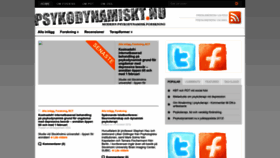 What Psykodynamiskt.nu website looked like in 2023 (1 year ago)