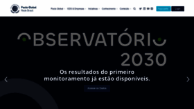 What Pactoglobal.org.br website looked like in 2023 (1 year ago)