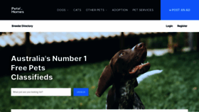 What Petsforhomes.com.au website looked like in 2023 (1 year ago)