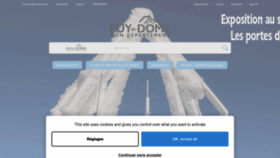 What Puydedome.com website looked like in 2023 (1 year ago)