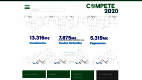 What Poci-compete2020.pt website looked like in 2023 (1 year ago)