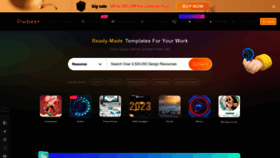 What Pikbest.com website looked like in 2023 (2 years ago)