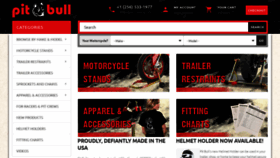 What Pit-bull.com website looked like in 2023 (1 year ago)