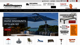 What Patioshoppers.com website looked like in 2023 (1 year ago)