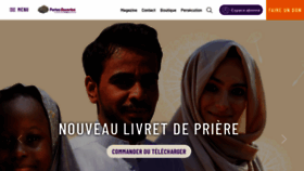 What Portesouvertes.fr website looked like in 2023 (1 year ago)