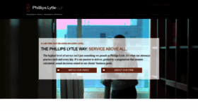 What Phillipslytle.com website looked like in 2023 (1 year ago)