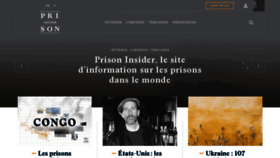 What Prison-insider.com website looked like in 2023 (1 year ago)