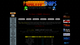 What Progettosnaps.net website looked like in 2023 (1 year ago)
