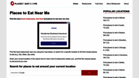 What Places-to-eat-near-me.com website looked like in 2023 (1 year ago)