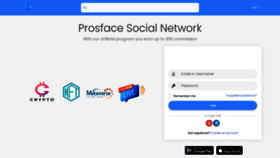 What Prosface.com website looked like in 2023 (1 year ago)