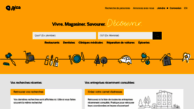 What Pagesjaunes.ca website looked like in 2023 (1 year ago)