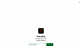 What Piratewires.com website looked like in 2023 (1 year ago)