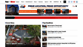 What Punemirror.in website looked like in 2023 (1 year ago)